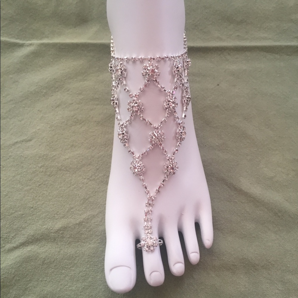 Ankle/toe ring foot jewelry